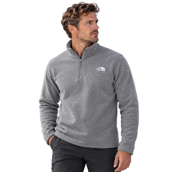 חולצת פליס ¼ רוכסן לגברים The North Face - Glacier Fleece ¼ Zip Jacket