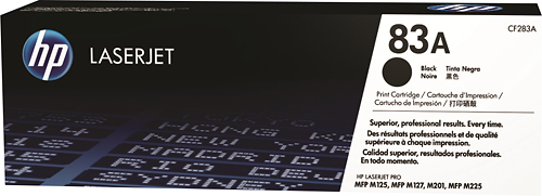 טונר לייזר מקורי HP CF283A 83A (1,500 דפים)