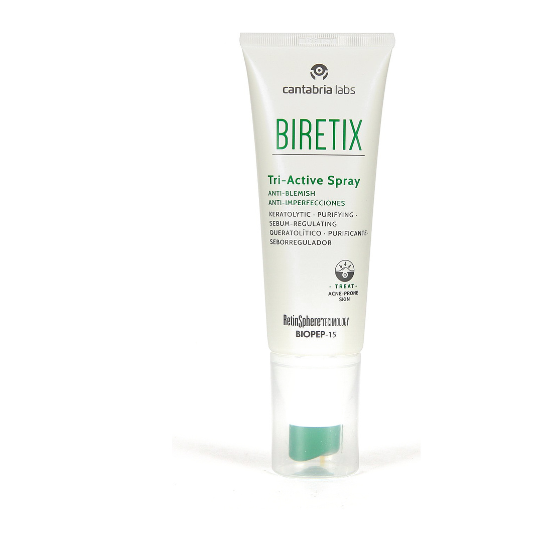 ספריי לאקנה בגוף 100 מ"ל מסדרת Tri-Active - ביירטיקס | BIRETIX