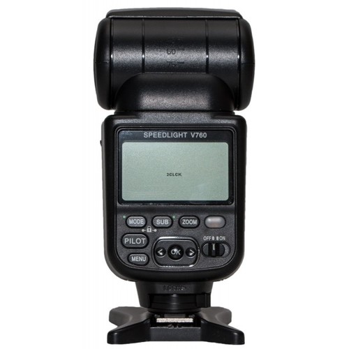 פלאש Voeloon V760 למצלמות Canon+דפיוזר