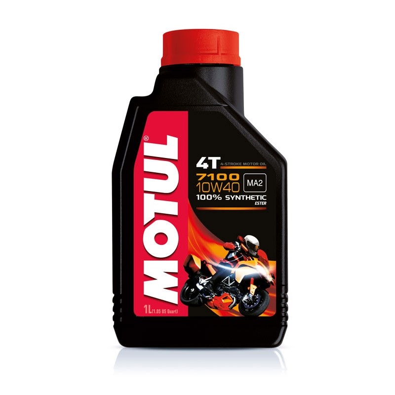 שמן מנוע 4 פעימות 10W40 מוטול 1 ליטר - MOTUL 7100