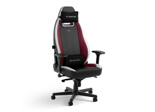 כיסא מנהלים NOBLECHAIRS LEGEND BLACK/WHITE/RED בצבע שחור/לבן/אדום