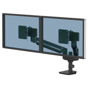 זרוע ל2 מסכי מחשב Fellows DEE8614501 Tallo™ Compact Dual Monitor - צבע שחור