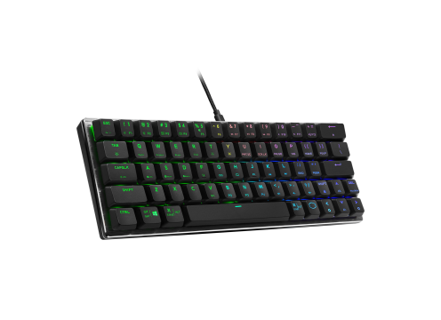 מקלדת למחשב גיימינג COOLERMASTER SK620 BLACK KEYBOARD - SWITH BROWN