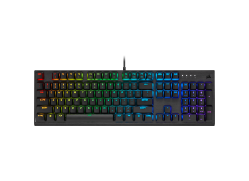 מקלדת גיימינג מכנית CORSAIR K60 RGB PRO LOW PROFILE