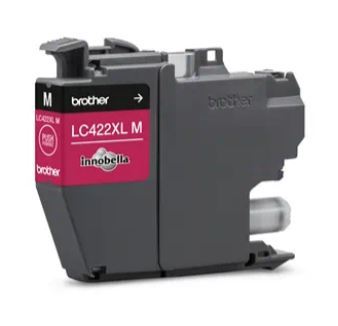 ראש דיו אדום מקורי Brother LC422XL M (1,500 דפים)