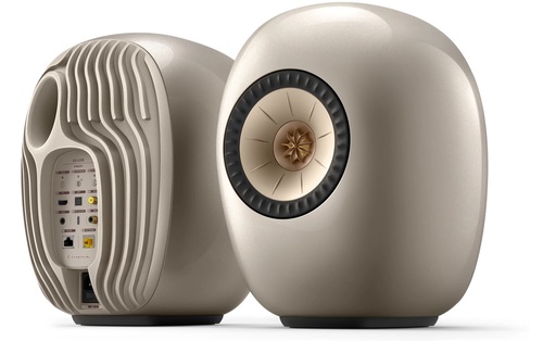 זוג רמקולים מדפיים מוגברים מבית KEF דגם LS LUXE