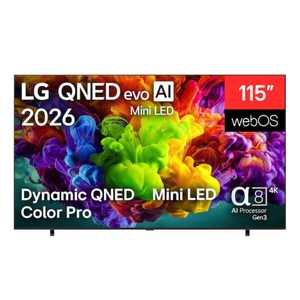טלוויזיה חכמה LG 115" Smart Qned 115QNED93B6 webOS26