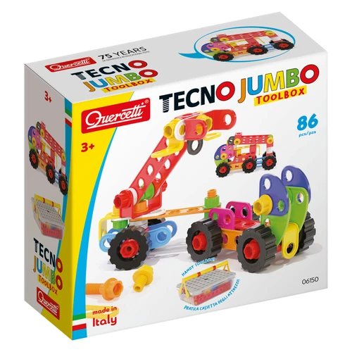 משחק קוורצ'טי הרכבת כלי תחבורה 86 חלקים לגילאי 3+