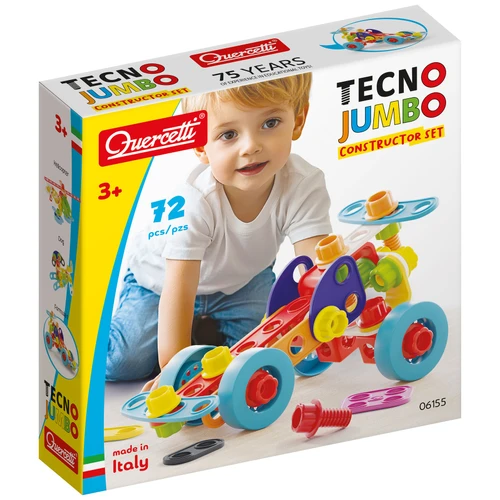 משחק קוורצ'טי הרכבת מכונית 72 חלקים לגילאי 3+