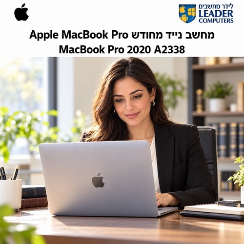 מחשב נייד מחודש Apple MacBook Pro M1 ‏13.3 אינץ׳ A2338 ‏(2020) עם זיכרון 8GB ואחסון 512GB SSD