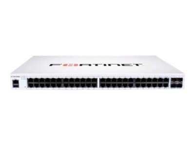 מתג רשת | Fortinet FortiSwitch 148F FPOE 48 Port | 740W 4 SFP Plus