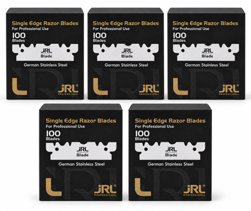 דיל! 5 מארזים של 100 תערים חצויים JRL Single Edge Razor