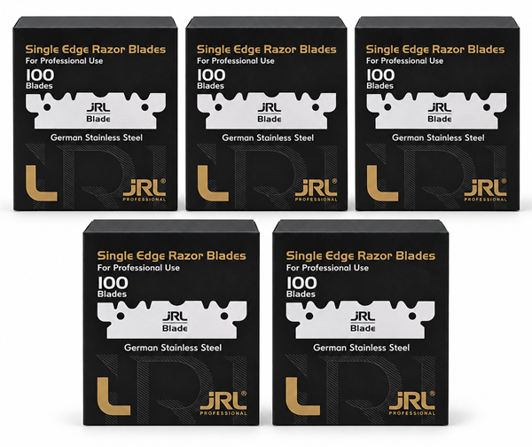 דיל! 5 מארזים של 100 תערים חצויים JRL Single Edge Razor