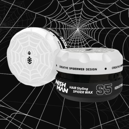 ווקס סביידר לעיצוב שיער NISHMAN S5 Keratin White בניחוח קוקוס – 150 מ״ל