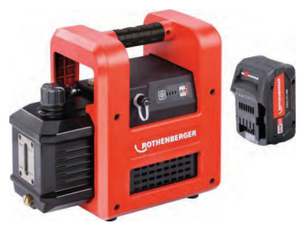 משאבת ואקום נטענת ROAIRVAC R32 CL 2.0 עם סוללה ומטען ROTHENBERGER 1000004181