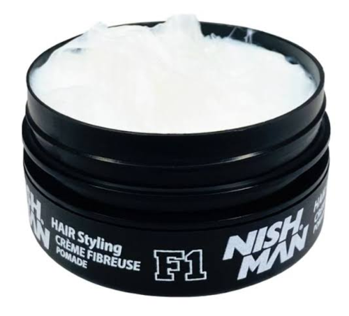 קרם עיצוב נישמן - Nishman Hair Styling Fiber Cream Pomade F1 100ml
