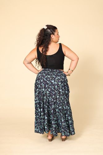 גופיה בטן כתפיות חלק Plus size