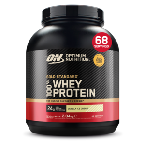 אבקת חלבון גולד סטנדרט גלידת וניל – Optimum Nutrition אופטימום נוטרישן – ‏2.04 ק"ג, 68 מנות אופטימום נוטרישן | Optimum Nutrition