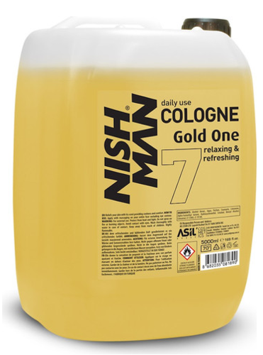 אפטר שייב קולון מקצועי NISHMAN Gold One No.07 – ‏5 ליטר