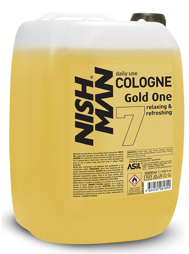 אפטר שייב קולון מקצועי NISHMAN Gold One No.07 – ‏5 ליטר