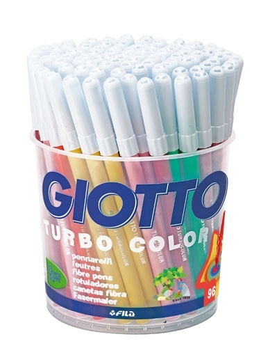 טושים דקים בדלי 1/96 GIOTTO TURBO COLOR 