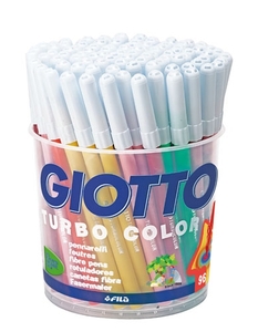 טושים דקים בדלי 1/96 GIOTTO TURBO COLOR 