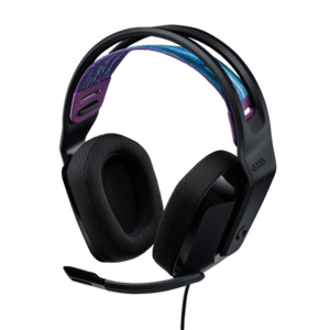  אוזניות גיימינג חוטיות LOGITECH G335 בצבע שחור 