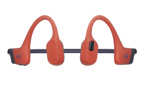  אוזניות SHOKZ OPENSWIM PRO בצבע אדום