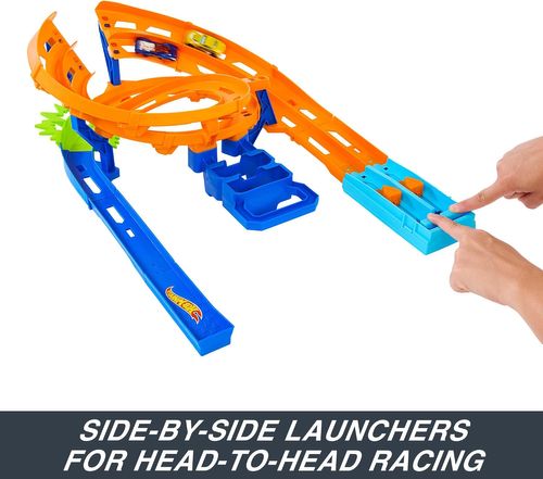 מסלול מרוצים כפול Whip Around Raceway עם 2 מכוניות
