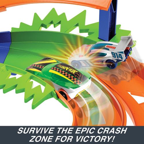 מסלול מרוצים כפול Whip Around Raceway עם 2 מכוניות