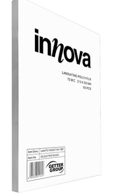 מארז דפי A4 למינציה 100 יחידות