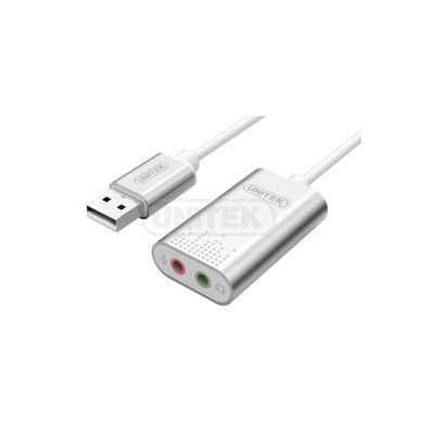 מתאם USB לאודיו ,סטיראו מבית UNITEK Y247A