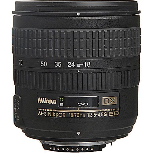 עדשת Nikon AF-S DX 18-70mm f/3.5-4.5G ED-IF - יד שניה!