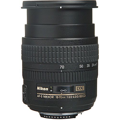 עדשת Nikon AF-S DX 18-70mm f/3.5-4.5G ED-IF - יד שניה!