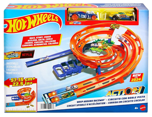 מסלול מרוצים כפול Whip Around Raceway עם 2 מכוניות