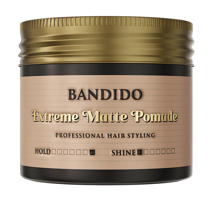 פומייד מט לשיער BANDIDO Extreme Matte Pomade אחיזה דרגה 7 – ‏125 מ״ל