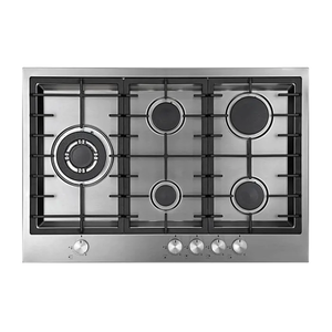 ‏⁧כיריים גז 5 להבות ⁦Fratelli⁩ פרטלי ⁦FRS-755S100N⁩ נירוסטה 3 רשתות⁩‏