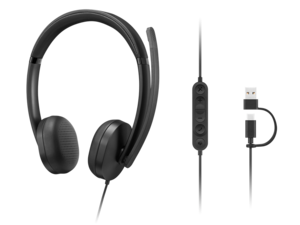 אוזניות  Lenovo Wired VoIP Headset 5000 |3Y 4XD1R88995 