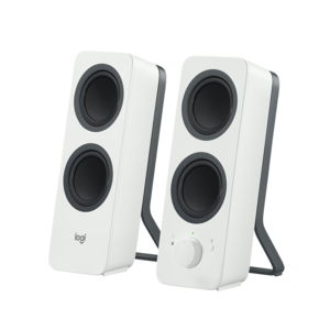  רמקולי סטריאו בלוטוס Z207 למחשב מבית Logitech לבן 