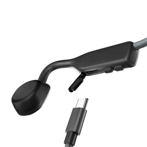 אוזניות עצם OPENMOVE SHOKZ בצבע אפור