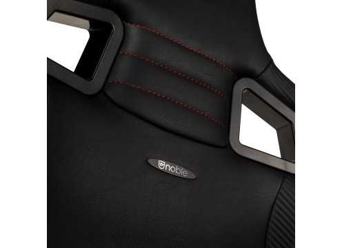 כיסא גיימינג NOBLECHAIRS EPIC COMPACT BLACK/CARBON/RED בצבע שחור/קרבון/אדום NBL-ECC-PU-RED