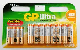 סוללות  AA+AAA ALKALINE GP ULTRA