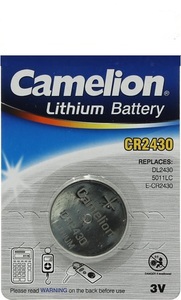 5 סוללות CAMILION CR2430