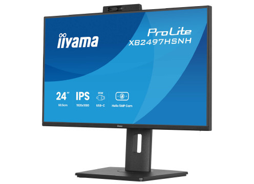 מסך מחשב  IIYAMA 23.8’’ FHD 100HZ 1MS WEBCAM USB-C XB2497HSNH-B1