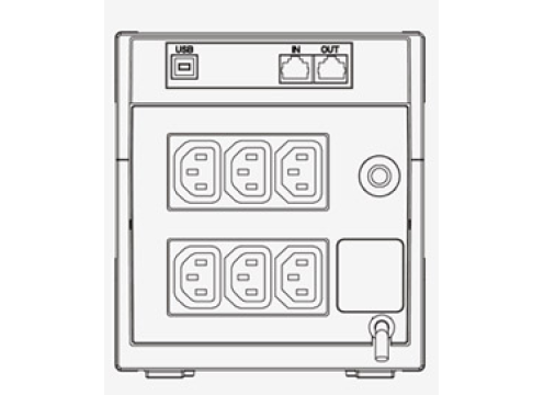 ‏אל פסק Powercom RPT-2000AP 