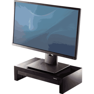 מגביה מסך מעוצב+מגירה Fellowes Suites Designer