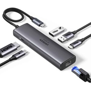 תחנת עגינה Ugreen 6-in-1 USB-C 4K60Hz 10Gbps UGREEN CM512 45000 