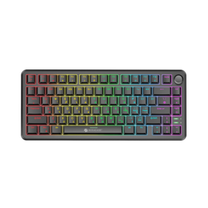 מקלדת מכנית חוטית  MMCK300 עם כפתור שליטה ותאורת RGB מבית Miracase