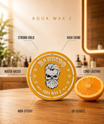 ווקס לשיער BANDIDO Aqua Hair Wax No.2 בניחוח פירותי – 150 מ״ל